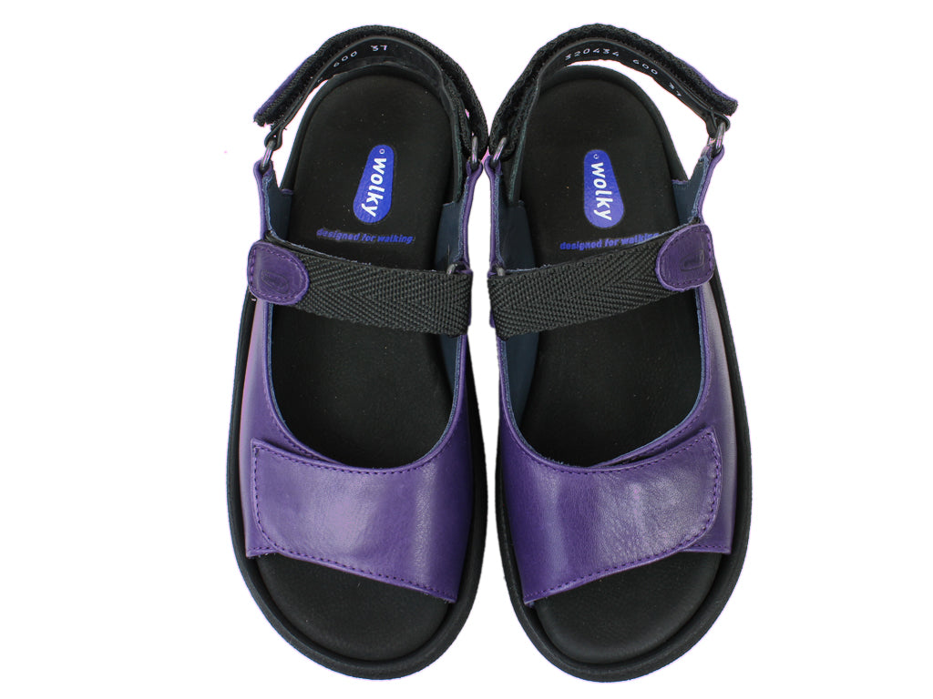 Wolky Women Sandals Jewel Purple upper view