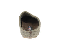 Haflinger Clogs Grizzly Michl Torf back view