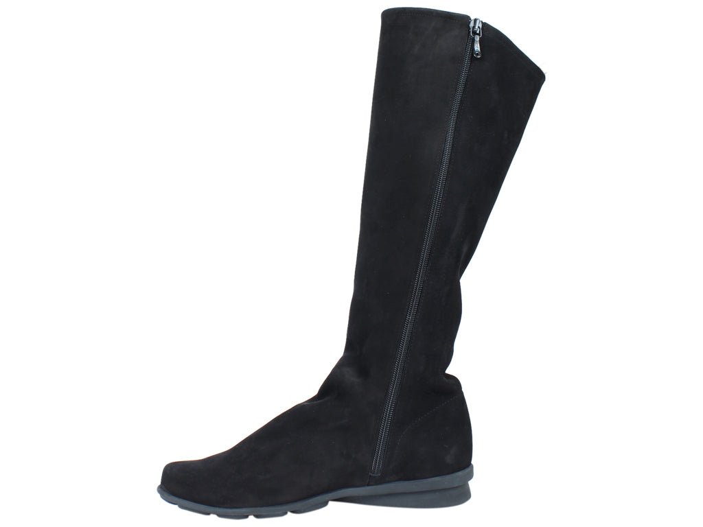 Arche Women Knee High Boots Denori Black side view