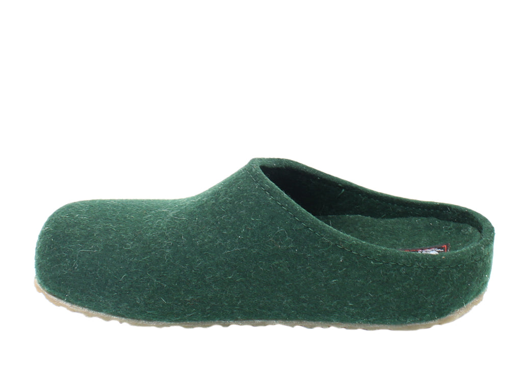 Haflinger Clogs Grizzly Michl Green side view