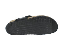 Mephisto Sandals Helen Nubuck Black sole view