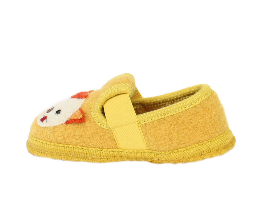 Haflinger Children's slippers Pets Yellow side view