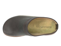 Haflinger Leather Clogs Travel Brown