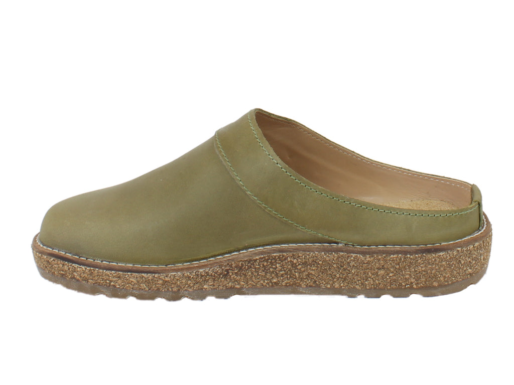 Haflinger Leather Clogs Neo Travel Birmania side view