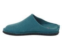 Haflinger Slippers Flair Soft Teal side view