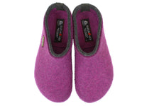 Haflinger Clogs Grizzly Kris Mulberry upper view