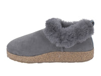 Haflinger Clogs Sheepskin Iceland Anthracite side view