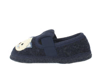 Haflinger Children's slippers Pets Blue side view