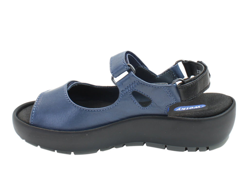 Wolky Women Sandals Rio Jeans side view