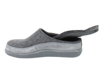 Haflinger SlippersClogs Blizzard Skane Anthracite side view