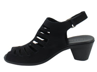 Arche Women Sandals Enexor Noir side view
