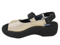 Wolky Women Sandals Jewel Gold side view