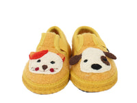 Haflinger Children's slippers Pets Yellow front view