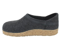 Haflinger Clogs Grizzly Buffalo Graphite side view