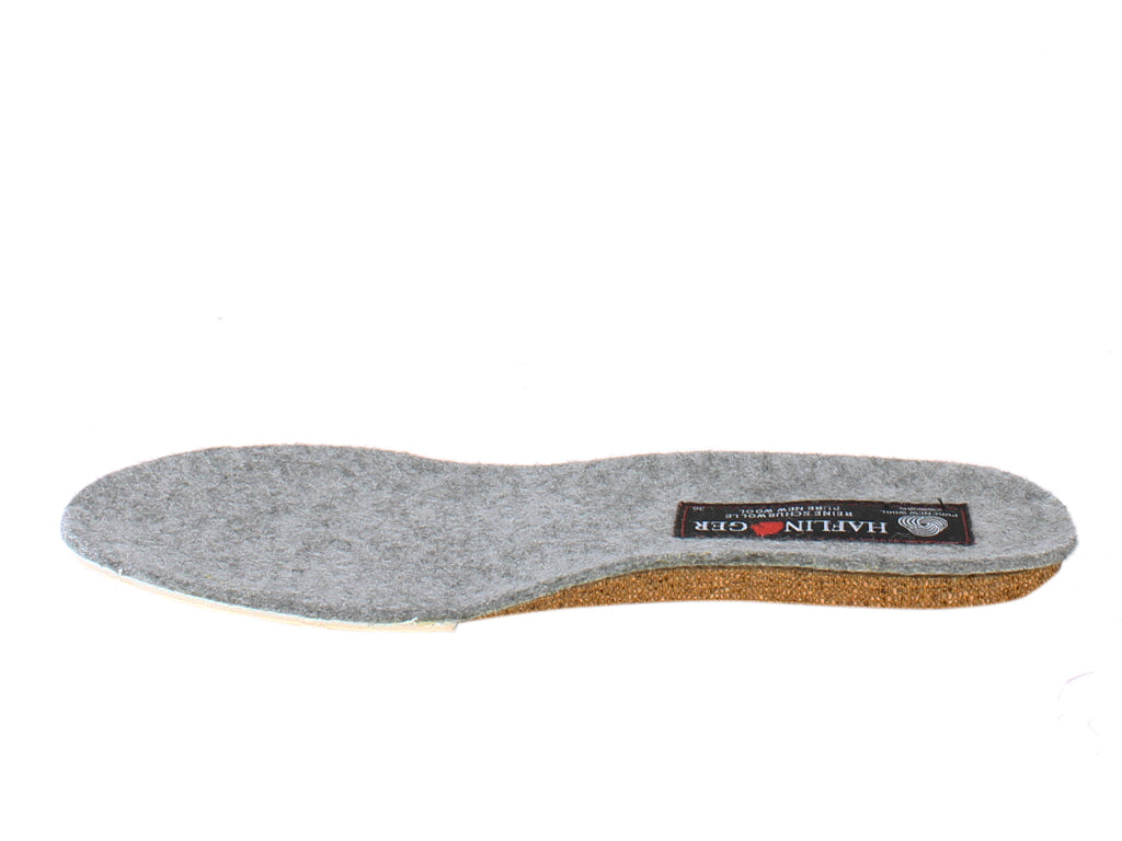 Haflinger Slippers Everest Bees Light Grey insole