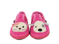 Haflinger Children's slippers Pets Bonbon Pink front view