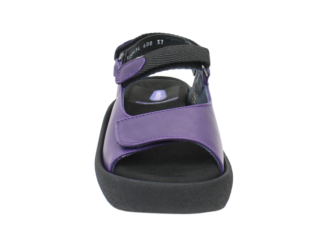 Wolky Women Sandals Jewel Purple front view