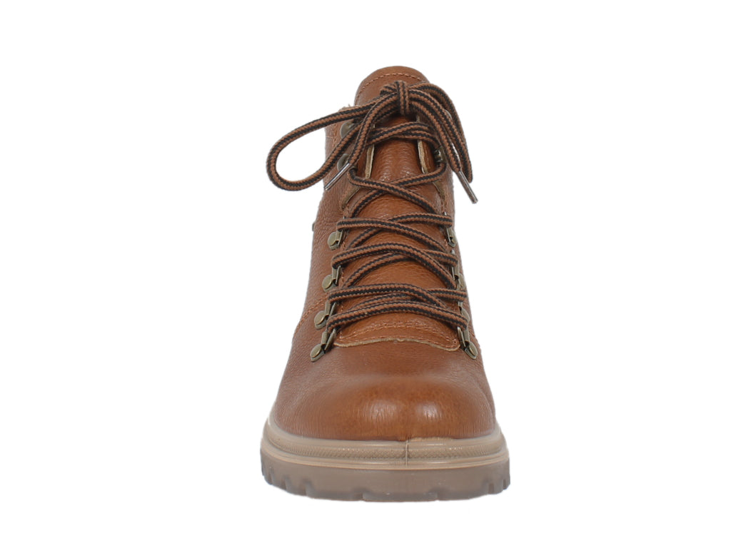 Legero Women's Ankle Boots 009668 Monta Cognac front view