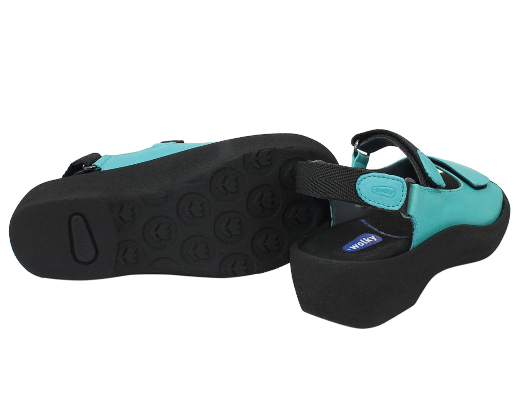 Wolky Women Sandals Jewel Turquoise sole view