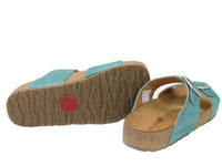 Haflinger Sandals Andrea Aqua Blue sole view