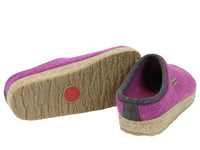 Haflinger Clogs Grizzly Kris Mulberry sole view