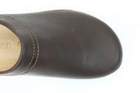 Haflinger Leather Clogs Malmo Brown 708 (Second Quality)