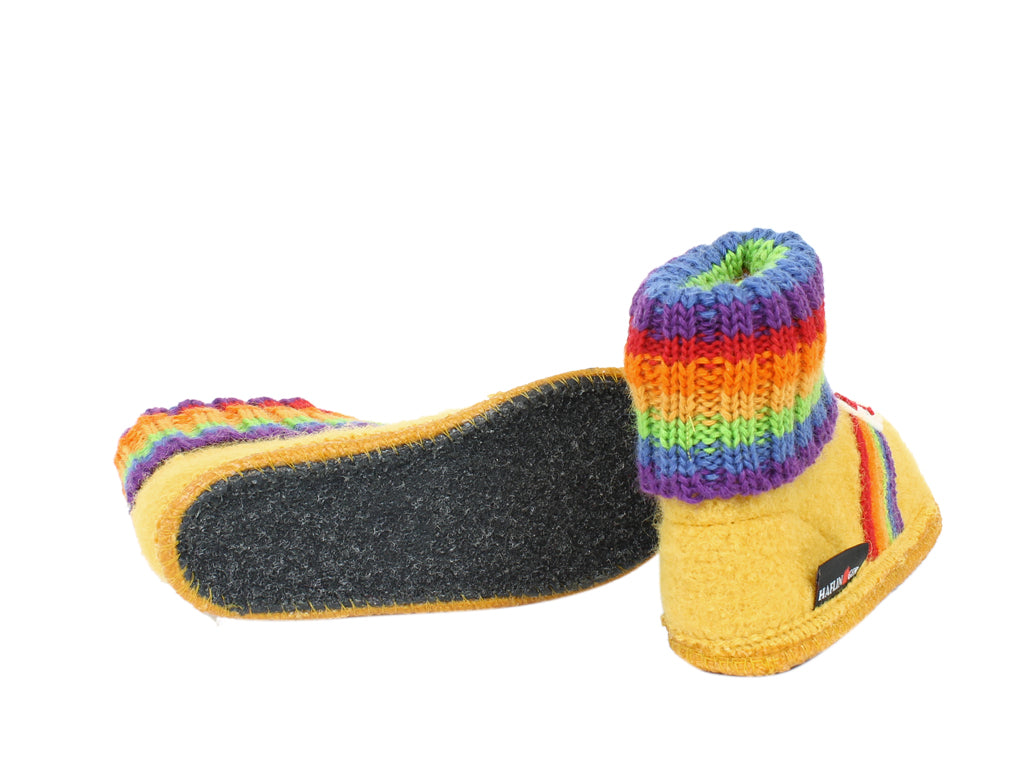 Rainbow sales slipper boots