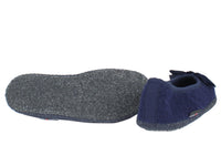 Haflinger Women's Slippers Fiocco Navy sole view