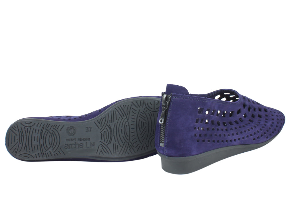 Arche Women Shoes Nirick Noir Icare Purple sole view