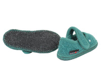 Haflinger Children's slippers Starlight Green sole view