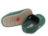 Haflinger Clogs Grizzly Michl Green soole view