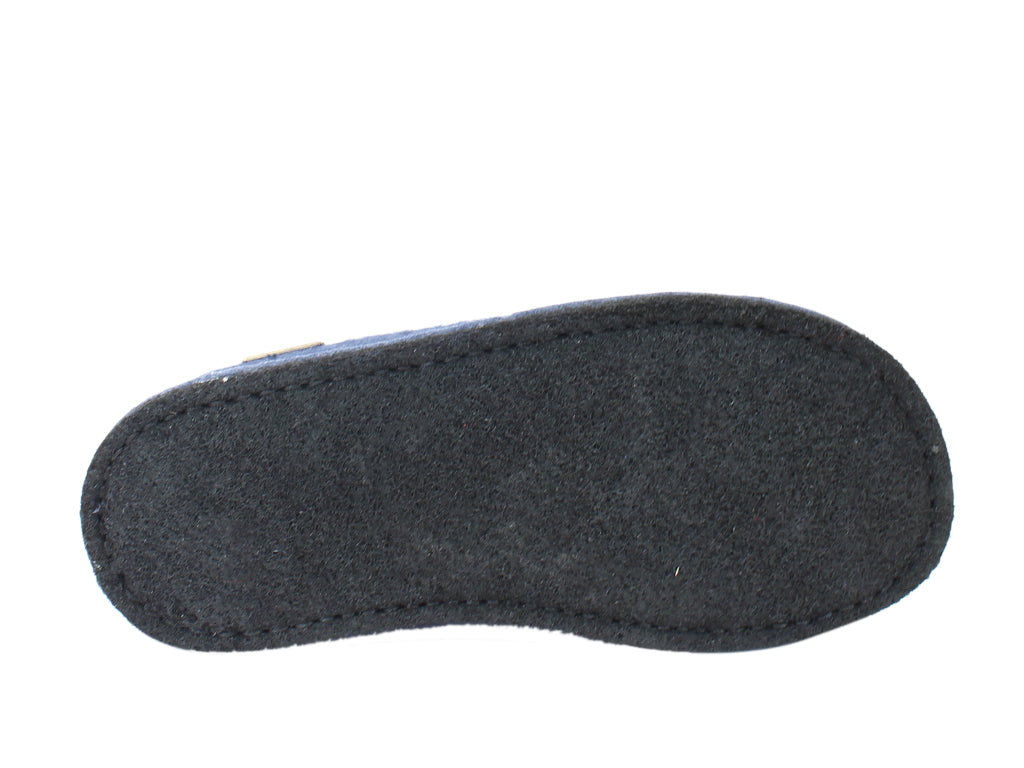 Haflinger Slippers Smily Jeans sole view