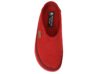 Haflinger Slippers Blizzard Credo Rubin top view