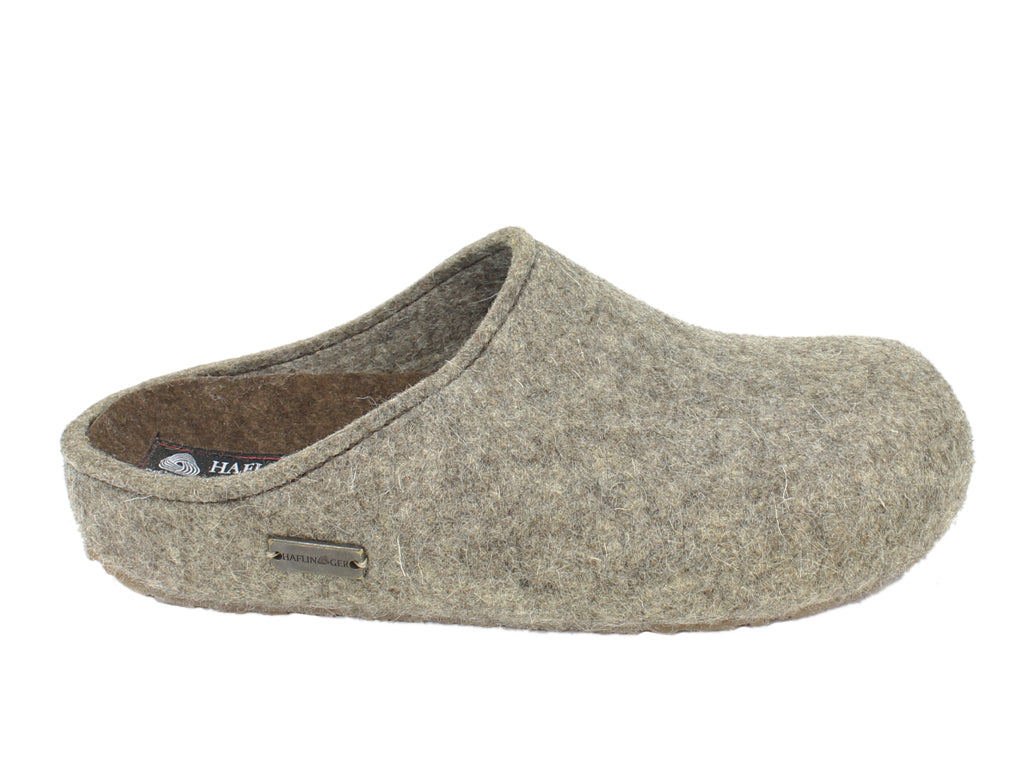 Haflinger Clogs Grizzly Michl Torf side view
