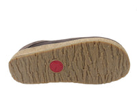 Haflinger Clogs Sheepskin Snowbird Brown SOLE VIEW