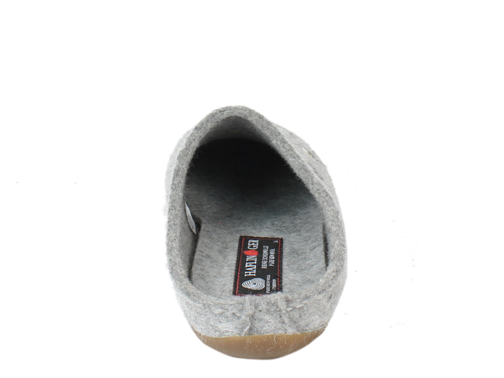 Haflinger Slippers Everest Bees Light Grey back view