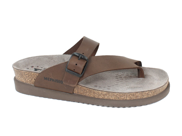 Mephisto Sandals Helen Brown side view