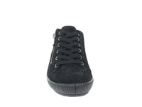 Legero Trainers Tanaro 00616 Black zip front view