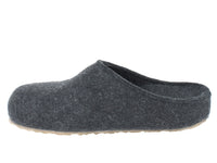 Haflinger Unisex Clogs Grizzly Michl Graphite side view