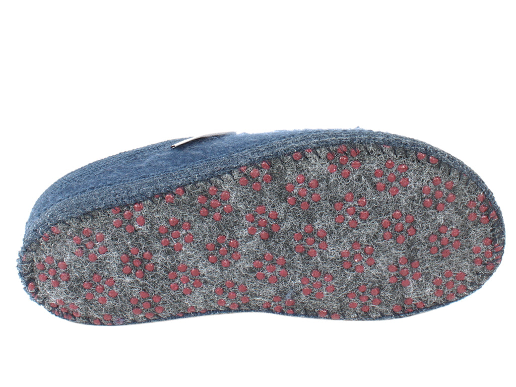 Haflinger Slippers Cashmere Jeans sole view