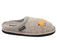 Haflinger Slippers Flair Hen Brown side view