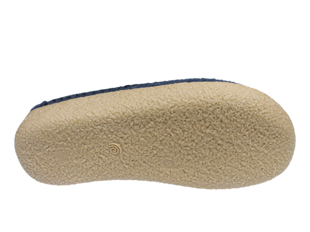 Haflinger Slippers Blizzard Credo Kapitan Blue