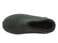 Glerups Slippers open heel Charcoal