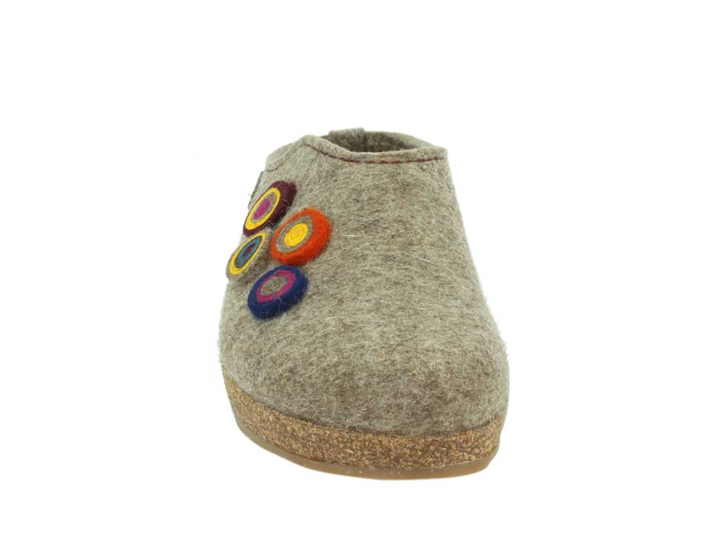 Haflinger Clogs Grizzly Kanon Torf