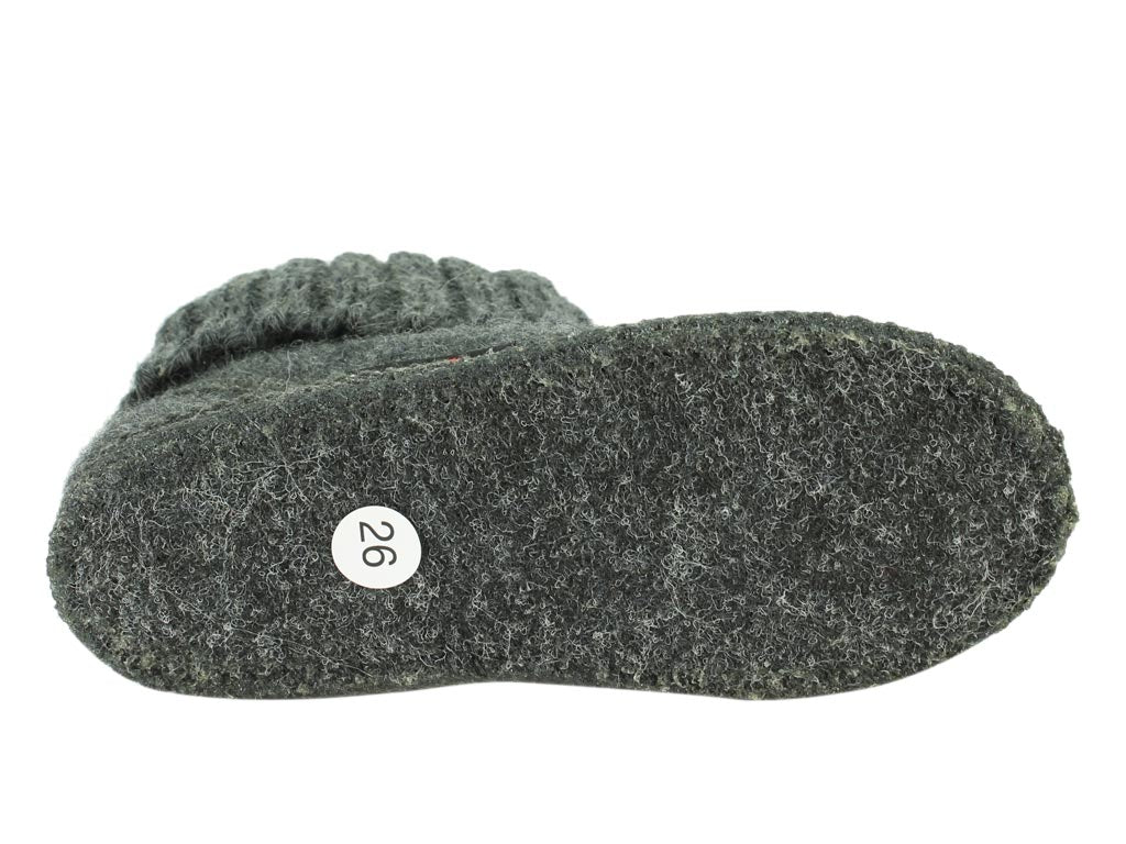 Haflinger Children's slippers Karl Anthracite