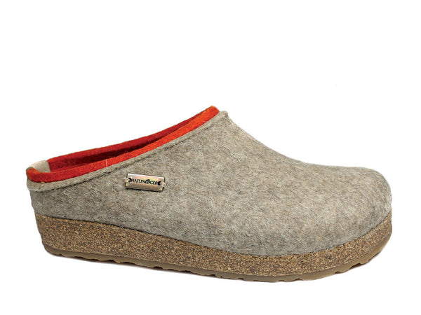 Haflinger Grizzly Kris Felt Clogs Torf