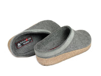 Haflinger Grizzly Torben Felt Clogs Anthracite