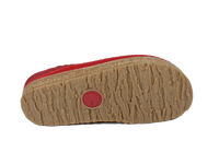 Haflinger Grizzly Torben Felt Clogs Rubin sole view