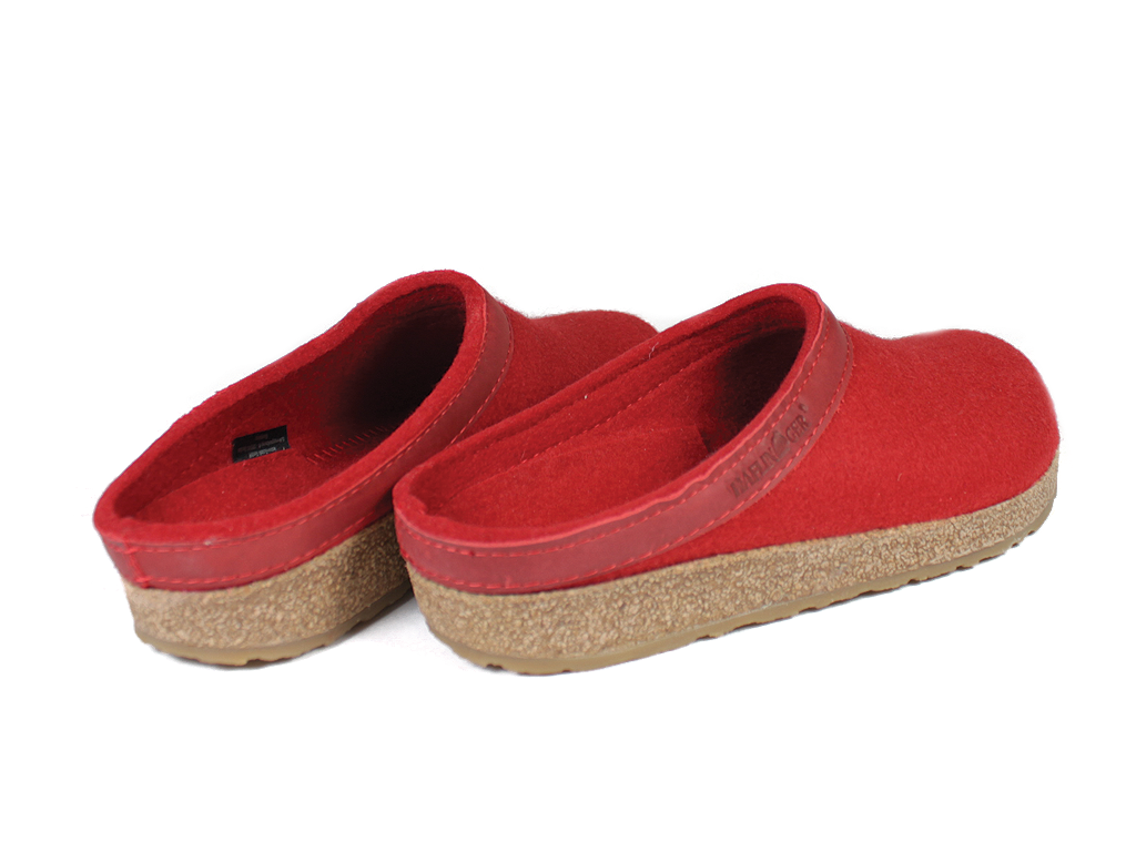 Haflinger Grizzly Torben Felt Clogs Rubin