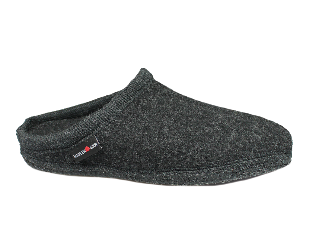 Haflinger Alaska Slippers Graphite